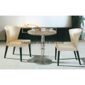 Singapore Round Artificial Marble Restaurant Dining Table